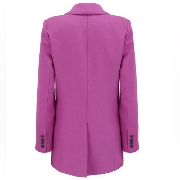 Smythe Long Shawl Blazer in Purple Violet Pink - Picture 3 of 10